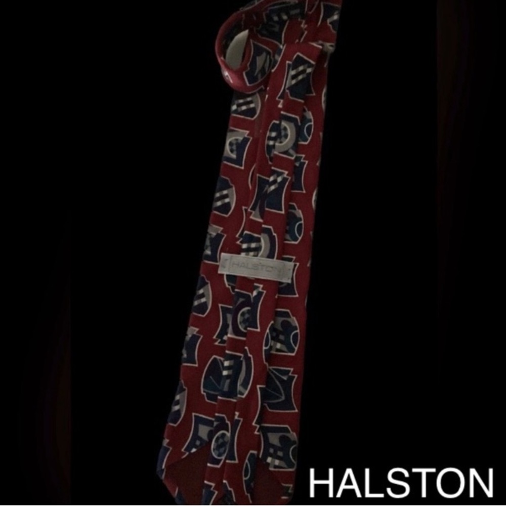 Halston Necktie Red